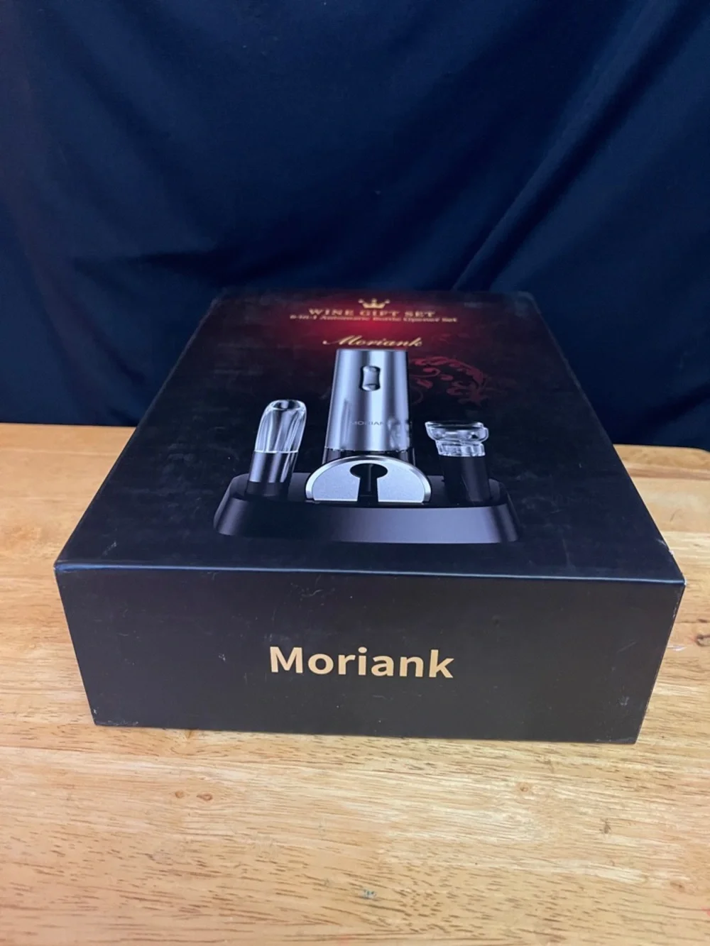 Moriank Wine Gift Set - Silver 6-in-1 Automatic Bottle Opener